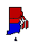 1982 Rhode Island County Map of General Election Results for Lt. Governor