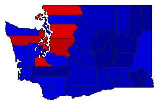 2016 Washington County Map of General Election Results for Comptroller General