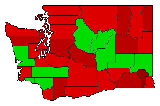 1924 Washington County Map of General Election Results for Initiative