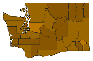 2016 Washington County Map of Republican Primary Election Results for President