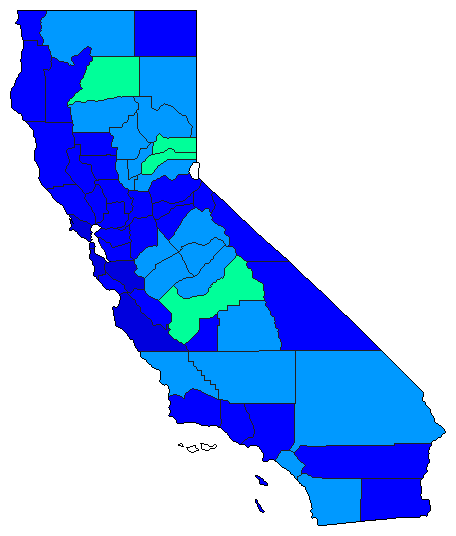 2008 Presidential Republican Primary Election Results - California