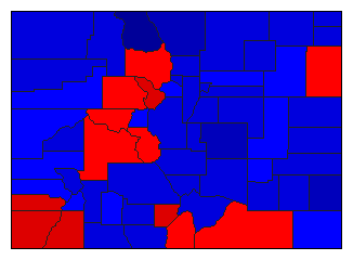 1920 Colorado County Map of General Election Results for Attorney General