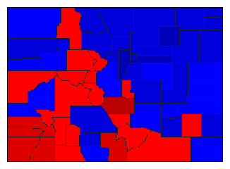1924 Colorado County Map of General Election Results for Attorney General