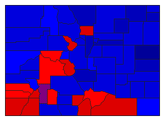 1926 Colorado County Map of General Election Results for Attorney General