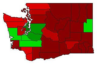 1932 Washington County Map of General Election Results for Initiative