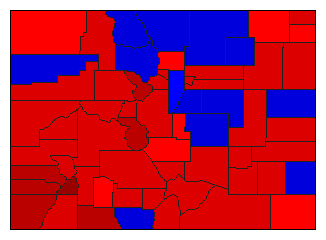 1932 Colorado County Map of General Election Results for Attorney General