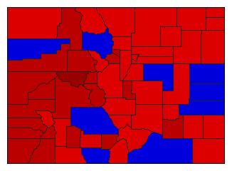 1934 Colorado County Map of General Election Results for Attorney General