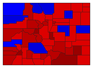1936 Colorado County Map of General Election Results for Attorney General
