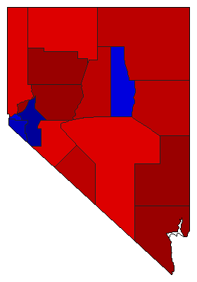 1942 Nevada County Map of General Election Results for Attorney General