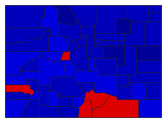 1942 Colorado County Map of General Election Results for Attorney General