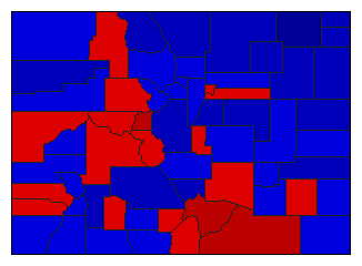 1944 Colorado County Map of General Election Results for Attorney General