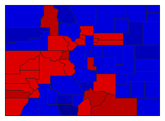 1946 Colorado County Map of General Election Results for State Auditor