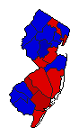 1978 New Jersey County Map of Republican Primary Election Results for Senator
