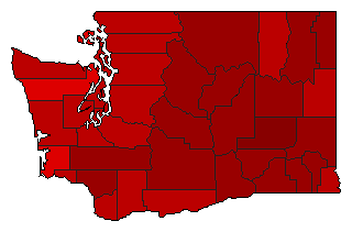 1982 Washington County Map of General Election Results for Initiative