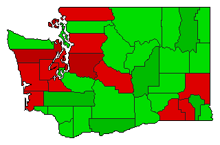 1984 Washington County Map of General Election Results for Initiative