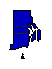 1986 Rhode Island County Map of General Election Results for Governor