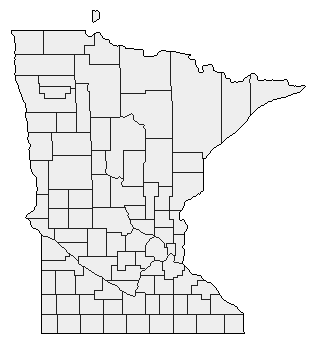1992 Minnesota County Map of Democratic Primary Election Results for President