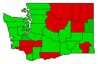 1994 Washington County Map of General Election Results for Referendum