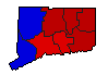 1994 Connecticut County Map of General Election Results for Comptroller General