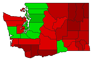 1997 Washington County Map of Special Election Results for Initiative