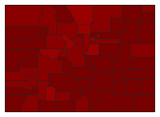 1997 Colorado County Map of General Election Results for Initiative
