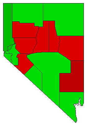 1998 Nevada County Map of General Election Results for Referendum