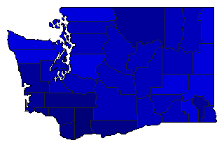 1998 Washington County Map of Republican Primary Election Results for Senator