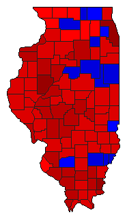 2002 Illinois County Map of General Election Results for Comptroller General