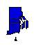 2002 Rhode Island County Map of General Election Results for Governor