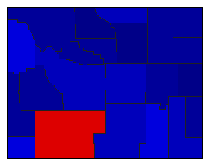 2002 Wyoming County Map of General Election Results for State Auditor