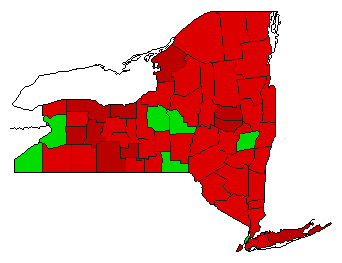 2003 New York County Map of Special Election Results for Referendum