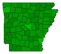 2004 Arkansas County Map of General Election Results for Referendum
