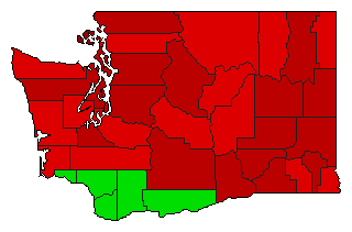 2004 Washington County Map of General Election Results for Initiative