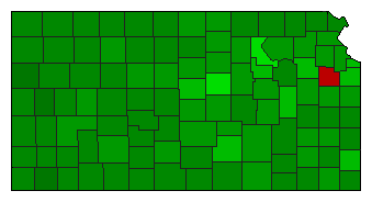 2005 Kansas County Map of Special Election Results for Referendum