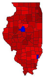 2006 Illinois County Map of General Election Results for Attorney General
