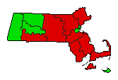2006 Massachusetts County Map of General Election Results for Initiative