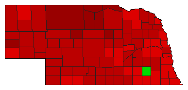 2006 Nebraska County Map of General Election Results for Initiative