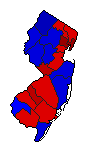 2006 New Jersey County Map of General Election Results for Senator