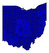 2006 Ohio County Map of Republican Primary Election Results for Senator