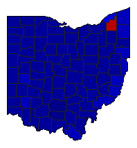 2006 Ohio County Map of Republican Primary Election Results for Attorney General