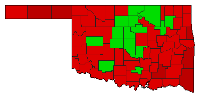 2006 Oklahoma County Map of General Election Results for Referendum