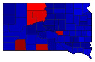 2006 South Dakota County Map of General Election Results for Attorney General