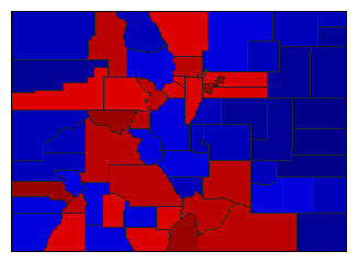 2006 Colorado County Map of General Election Results for State Treasurer