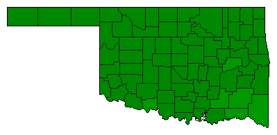 2008 Oklahoma County Map of Special Election Results for Referendum