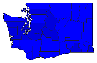 2008 Washington County Map of Republican Primary Election Results for President