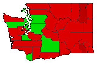 2010 Washington County Map of General Election Results for Referendum