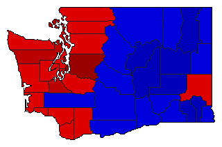 2012 Washington County Map of General Election Results for State Treasurer