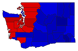 2012 Washington County Map of General Election Results for Attorney General