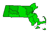2014 Massachusetts County Map of General Election Results for Initiative