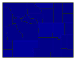 2014 Wyoming County Map of Republican Primary Election Results for Senator